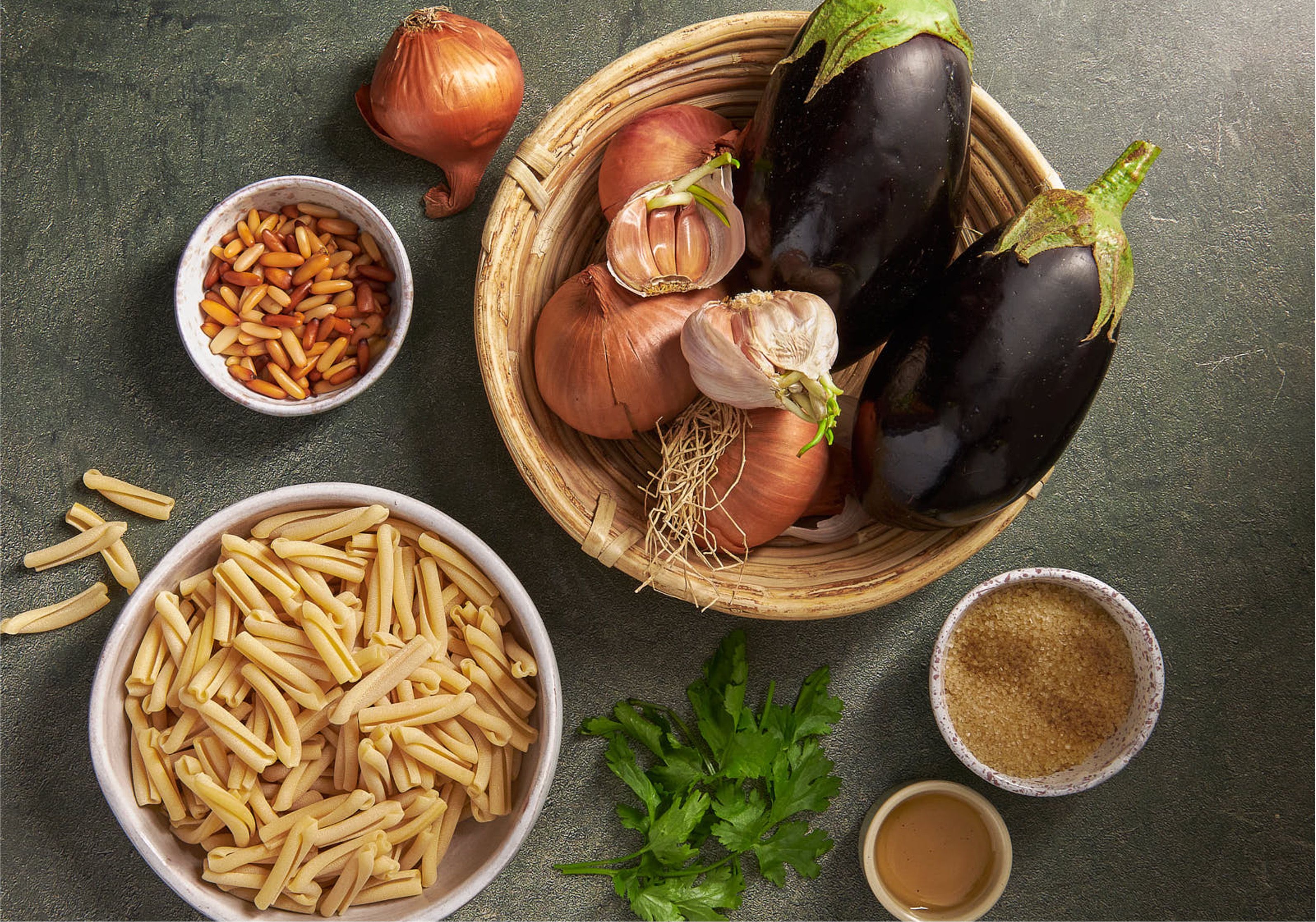 Eggplant and Caramelized Onion Pasta Goody Kitchen Simple and Easy